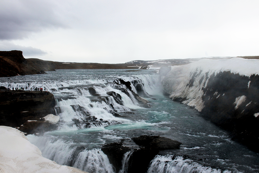 gullfoss waterfall iceland, iceland driving tour 2016, golden circle, blogger in iceland, iceland waterfalls