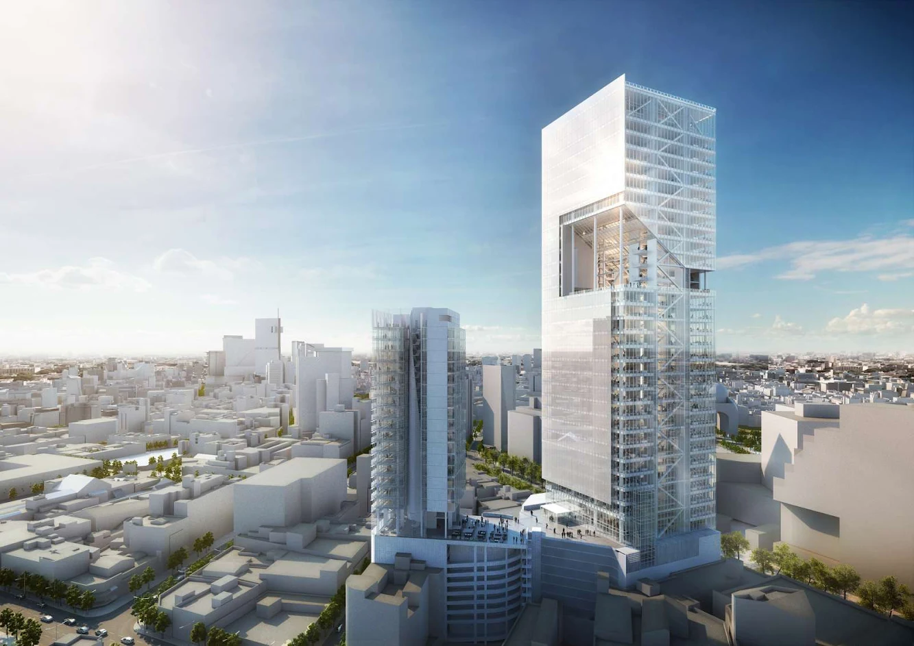 Reforma Towers by Richard Meier Partners