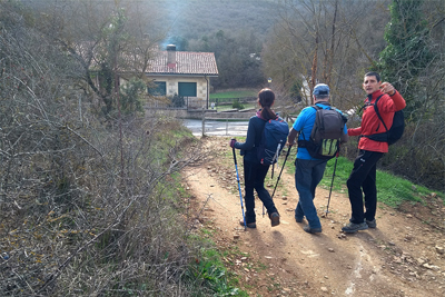 Caseríos de Eskibel, final del recorrido