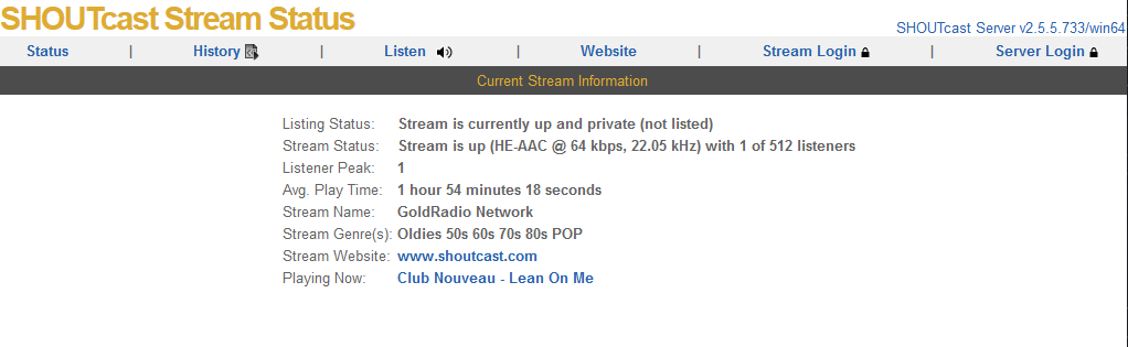 Shoutcast V2