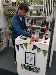  Harry's Hand Made journal demo The Handmade Fair, Ragley Hall, 2018