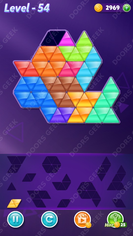 Block Triangle Puzzle 12 Mania Level 54 Solution Doors Geek - roblox 54 books available chaptersindigoca