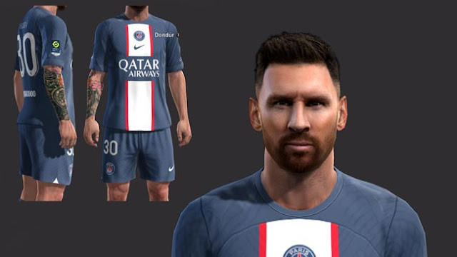 Lionel Messi (PSG) 2023 For PES 2013