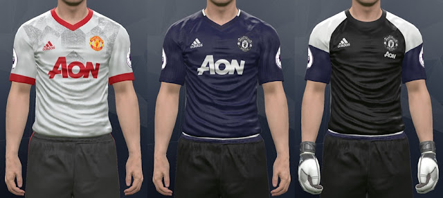 PES 2017 MUFC 2017 training kits pack 