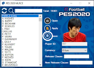 PES 2020 MLRCE (ML Release Clause Editor) by Extream87