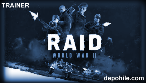 RAID World War 2 PC Can, Cephane +4 Trainer Hilesi İndir 2024