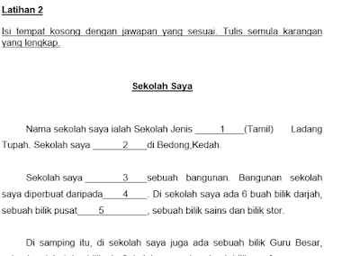 Koleksi Latihan Karangan Untuk Murid Galus / Lemah 