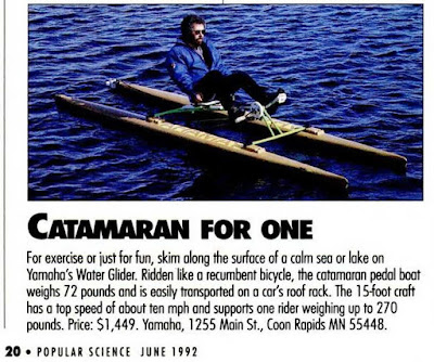 Catamaran for One – Yamaha’s Water Glider