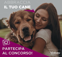 Logo Concorso Virbac '' Abbraccia il tuo cane'': vinci gratis kit di prodotti 