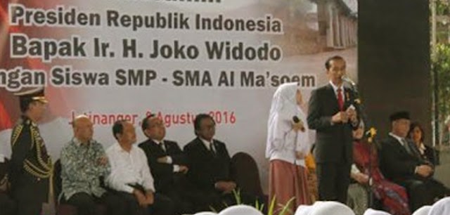 Kunjungan Kerja ke Jawa Barat, Jokowi Kunjungi IPDN dan Yayasan Al Ma'soem