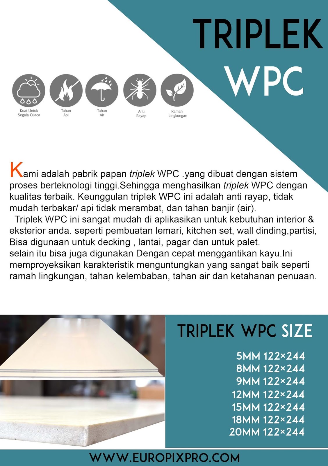  AGEN  WPC  BOARD PINTU  WPC  JOGJA PT BANGUN SELARAS BERSAMA