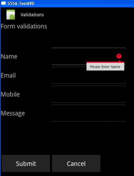 android_validations
