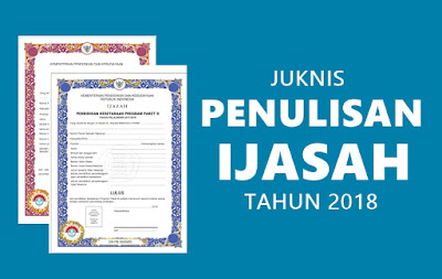  Badan Penelitian dan Pengembangan Kementerian Pendidikan dan Kebudayaan RI menerbitkan pe Juknis Penulisan Ijasah Tahun 2018