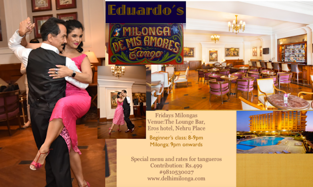 Noida Diary: Delhi Milonga  - Tango Socials by Eduardo and Kiran