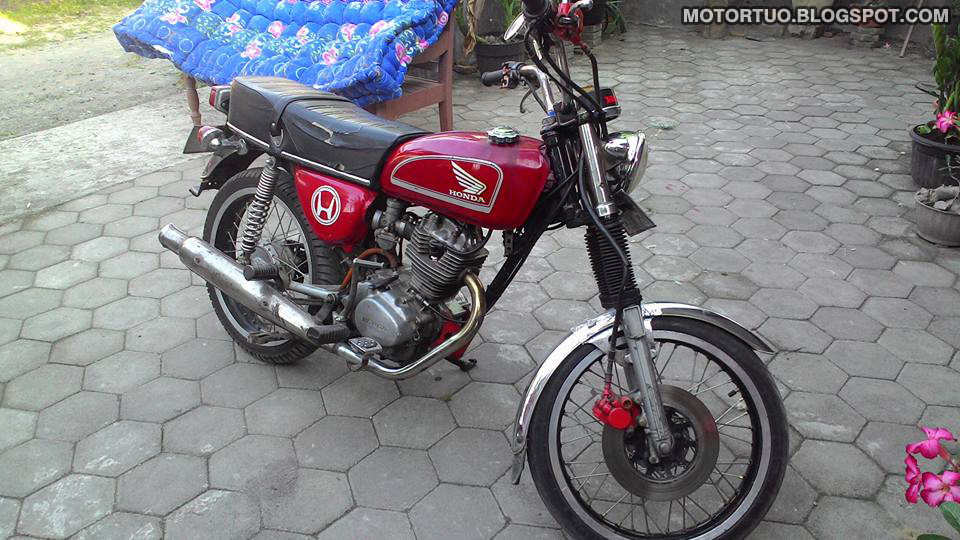 Modifikasi Honda CB 100 Berbasis Honda GL 100  Motor Tuo