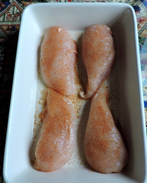 Easy Microwave Poached Chicken Breasts