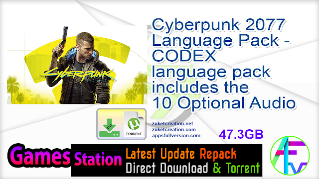 Cyberpunk 2077 Language Pack - CODEX language pack ...