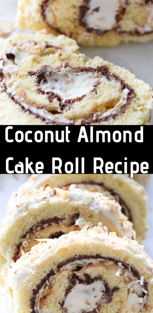 Coconut Almond Cake Roll Recipe