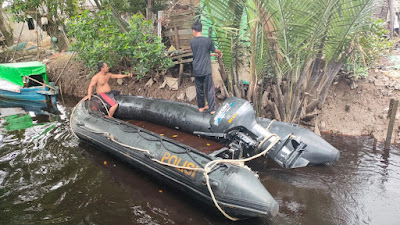 Nelayan Nusapati Temukan Perahu Karet ‘Polisi’ Tanpa Awak