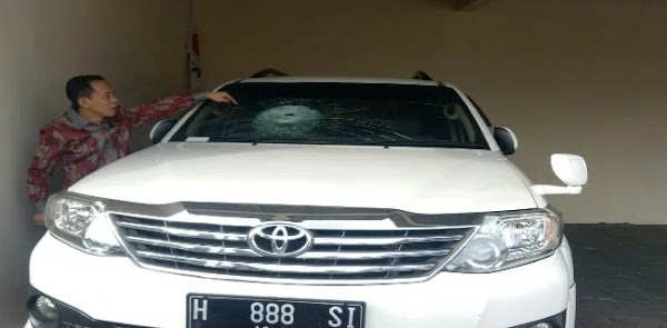 Mobil Dilempar Batu, Caleg Gerindra Ini Tak Mau Berspekulasi