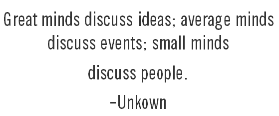 quote great minds
