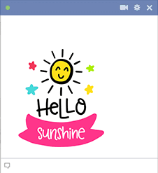 Hello Sunshine Sticker