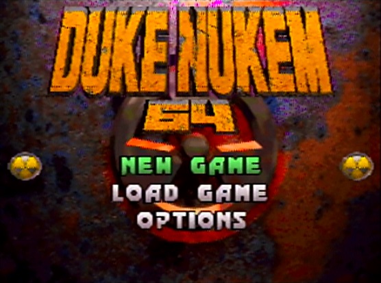 Duke Nukem 64 Start Screen