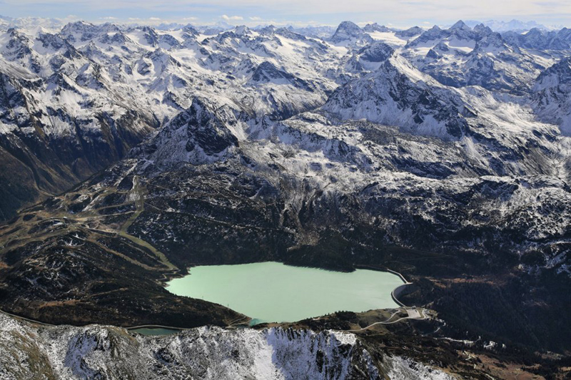 Reservoir Kops in the Austrian Alps