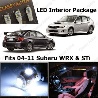 LED White LED Lights Interior Package for Subaru WRX STi