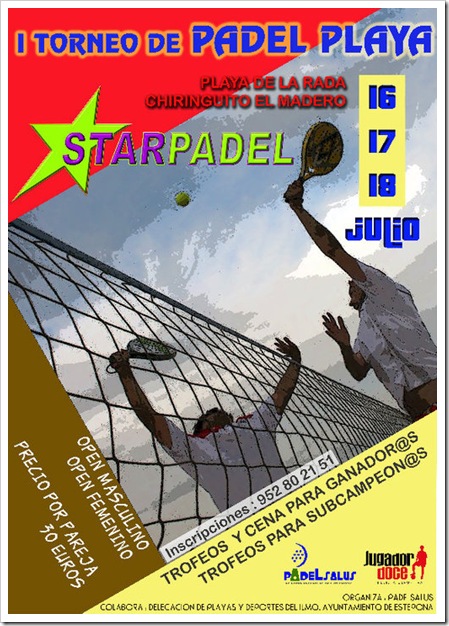 I Torneo de Padel Playa en Espona STAR PADEL JULIO 2010