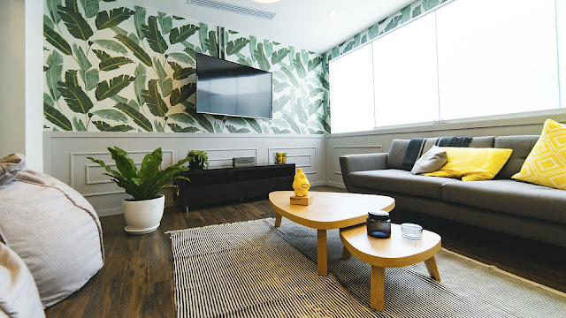 Ruang tamu minimalis dan elegan