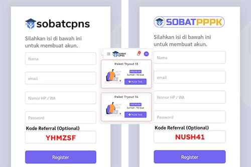 kode referral sobat pppk dan sobat cpns 2024