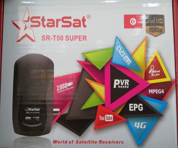 Mise à jour STARSAT T50 HD SUPER