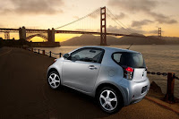 2012 Scion iQ by the Golden Gate Bridge - Subcompact Culture