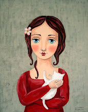 Girl with her Cat