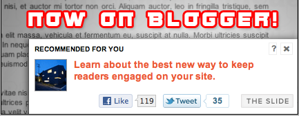 Sliding related post widget for Blogger