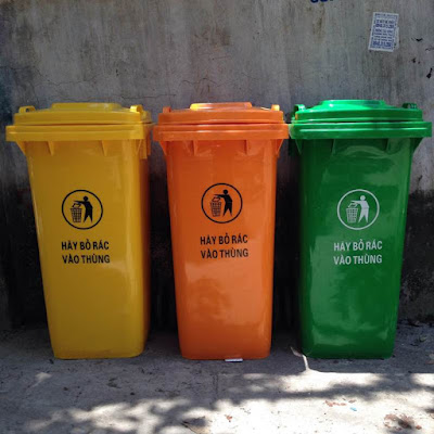  thùng rác sử dụng trong trường học
