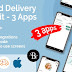 Food Delivery UI Kit in Flutter - 3 Apps - Customer App + Delivery App + Owner App