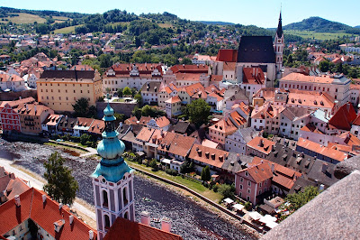 República Checa vistas desde el Castillo de Cesky Krumlov