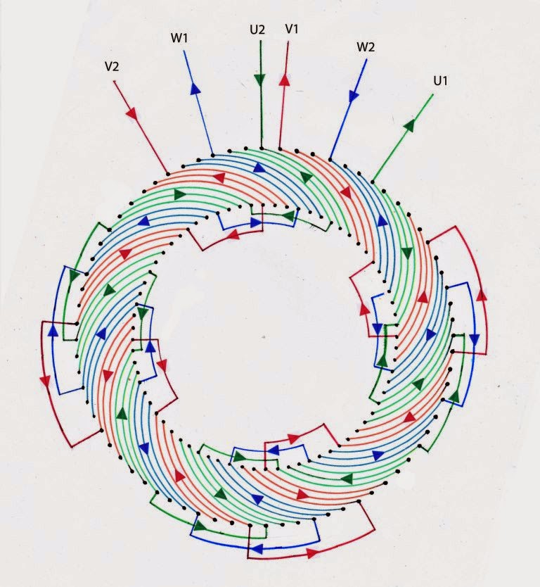 3 Phase Delta Motor Windings Diagram Wiring Schematic