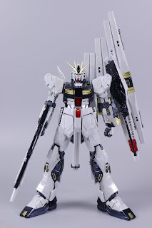 Review DABAN 6619s MG Nu Gundam Ver. Ka Titanium Finish