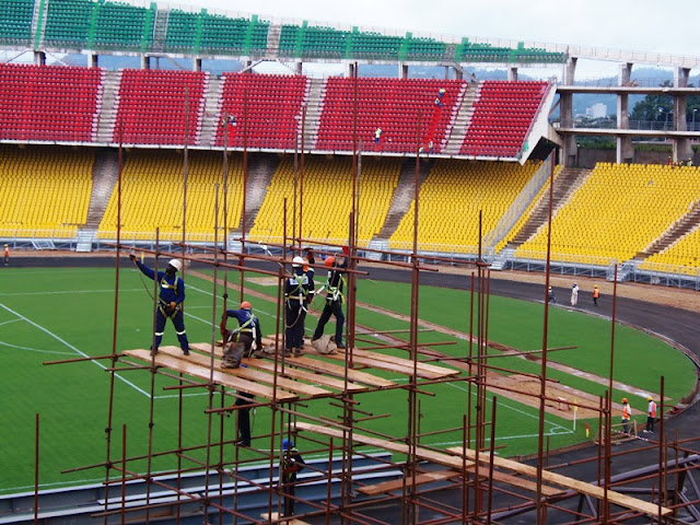 Exclusive Photos-See the present state of the Ahmadou Ahidjo Stadium