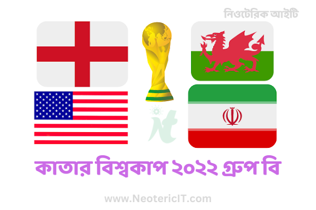 কাতার ফুটবল বিশ্বকাপ ২০২২ গ্রুপ বি - Qatar Football World Cup 2022 Group B - NeotericIT.com