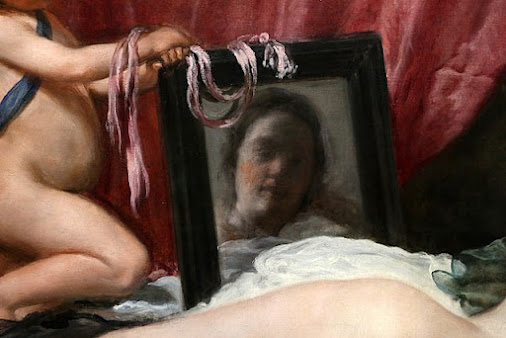 Detalle:  Venus ante el Espejo. Velázquez