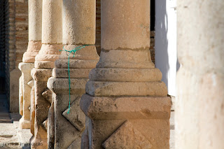 Detalle de las columnas de la Iglesia de Santa María la Mayor