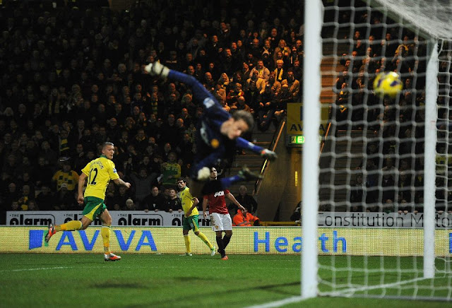 Match image galery, norwich vs manchester united (1-0)