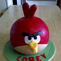 Delicious angry birds cake Pictures