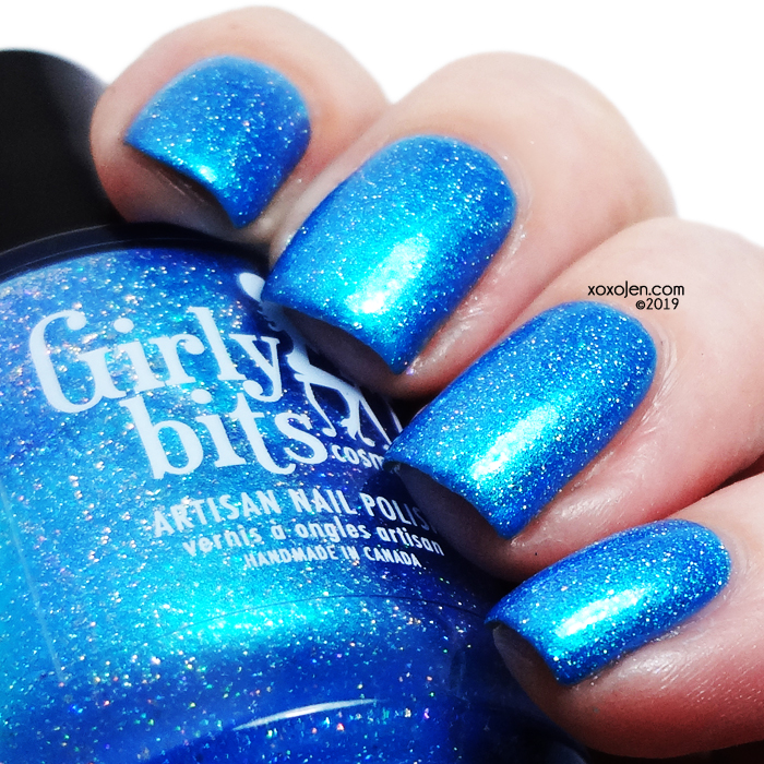 xoxoJen's swatch of Girly Bits Cyan-tifically Proven