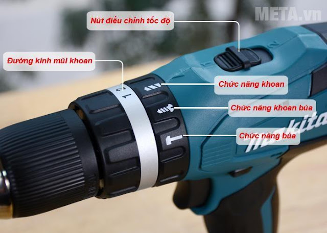 Hướng dẫn sử dụng máy khoan pin Makita cơ bản nhất