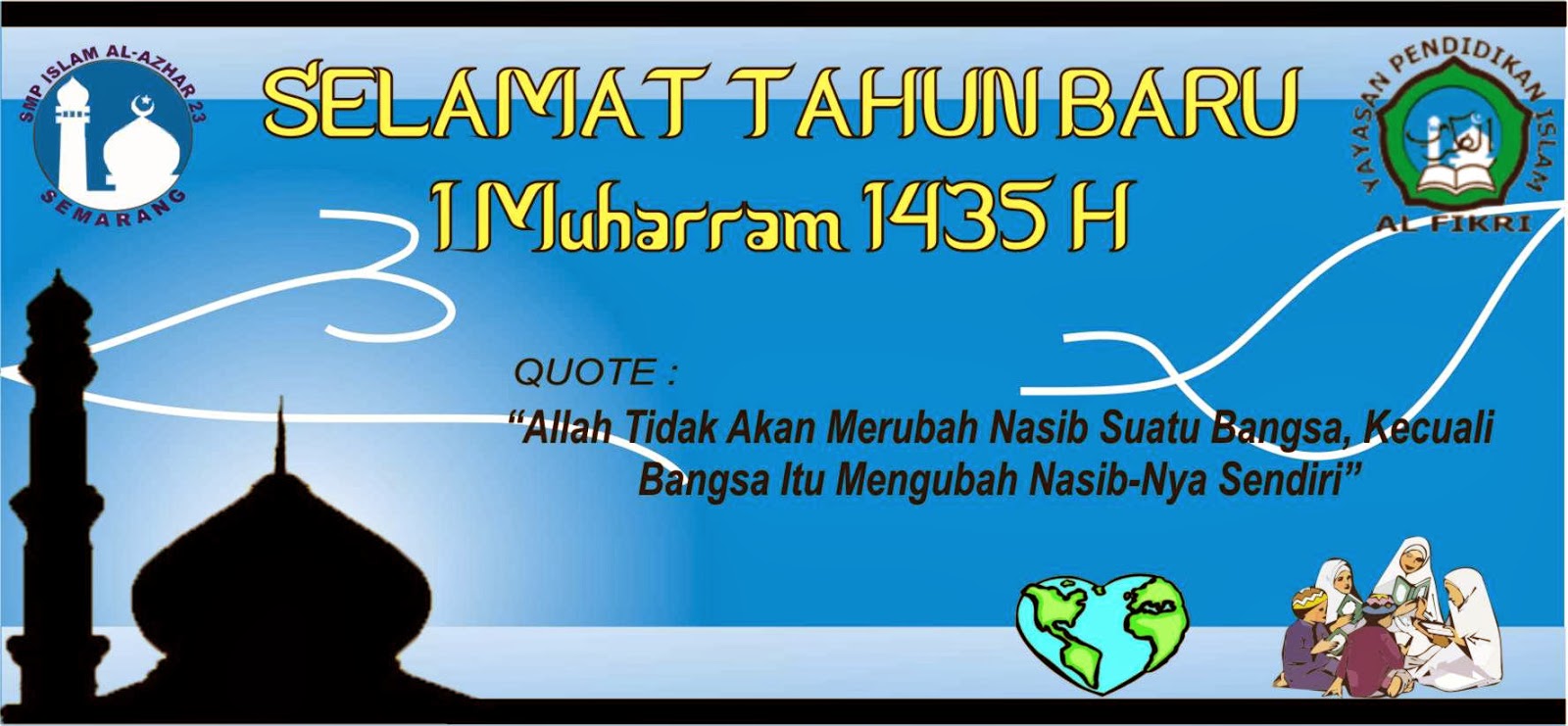 Kegiatan Bulan Bahasa Dan Peringatan Tahun Baru Islam 1435 H SMP